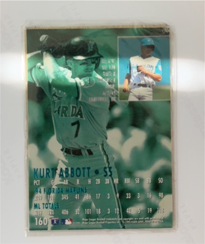 1994 Fleer Ultra #160 Kurt Abbott — front