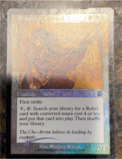 1997 Magic: The Gathering #35 Rebel — front