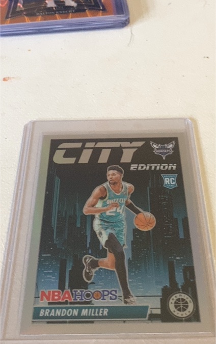 2023-24 Panini NBA Hoops Premium Stock City Edition #12 Brandon Miller — front