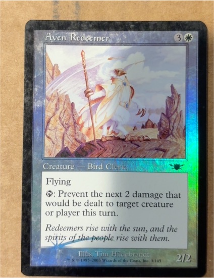 2003 Magic: The Gathering Legions #3 Aven Redeemer — front