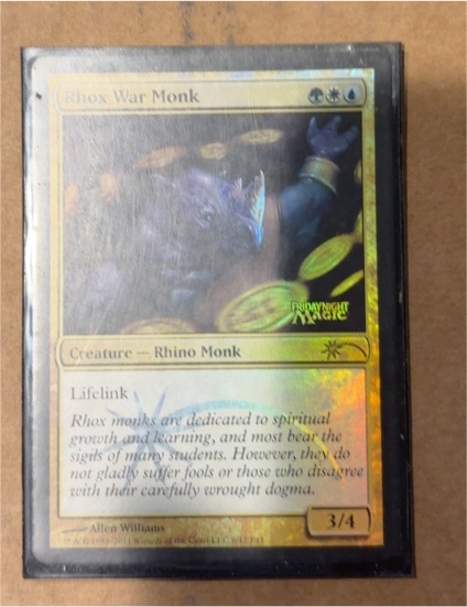 Rhox War Monk Magic: The Gathering — front