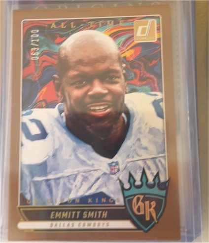 2025 Panini Donruss All-Time Gridiron Kings #ATGK-ESH Emmitt Smith — front