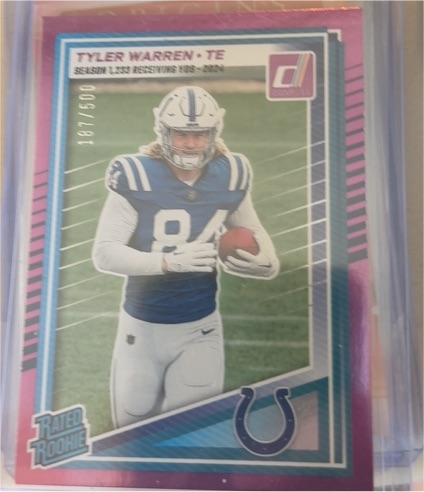2025 Panini Donruss #337 Tyler Warren — front