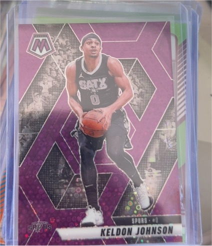 2024-25 Panini Mosaic #0 Keldon Johnson — front