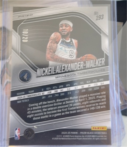 2024-25 Panini Prizm #193 Nickeil Alexander-Walker — front
