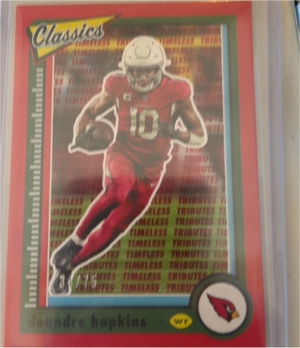 2022 Panini Classics #2 DeAndre Hopkins Timeless Tributes — front