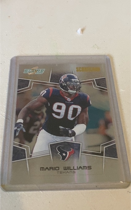 2008 Score Select #Mario Williams — front