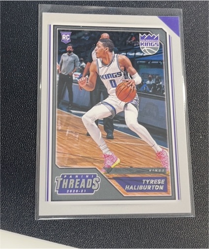 2020-21 Panini Chronicles Threads #91 Tyrese Haliburton — front