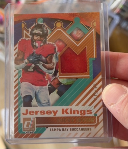 2025 Donruss Jersey Kings #JK-BIR Bucky Irving — front