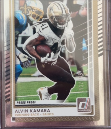 2025 Donruss #8 Alvin Kamara — front