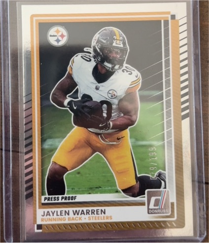 2025 Donruss #280 Jaylen Warren — front