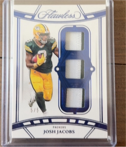 2024 Panini Flawless #5 Josh Jacobs — front