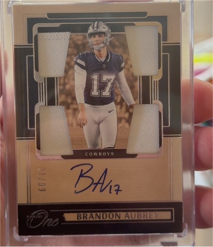 2024 Panini One #64 Brandon Aubrey — front