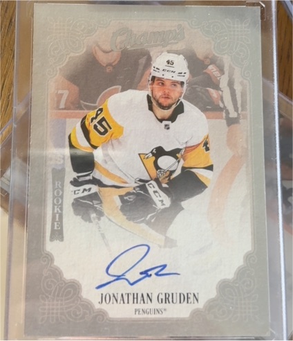 2023-24 Upper Deck Clear Cut Champs #C-GR Jonathan Gruden — front