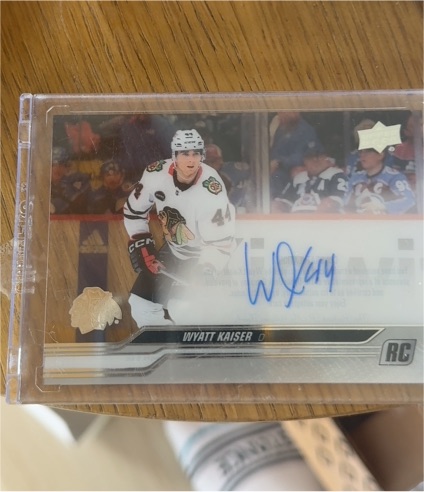2023-24 Upper Deck Clear Cut #CC-WK Wyatt Kaiser — front