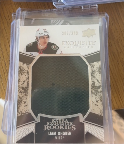 2024-25 Upper Deck Exquisite Collection #307 Liam Ohgren — front