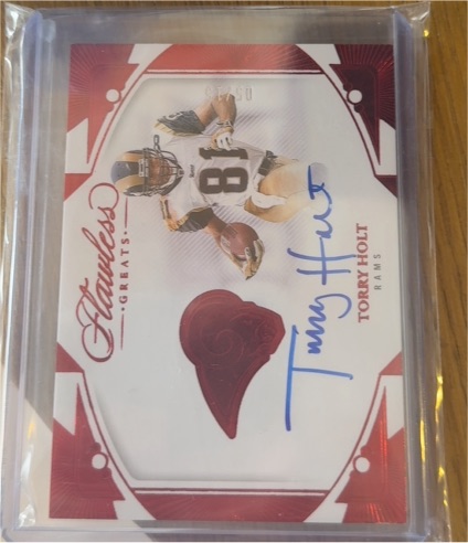 2025 Panini Flawless Greats #05 Torry Holt — front