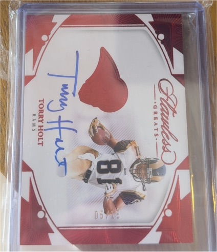 2024 Panini Flawless Greats #05/15 Torry Holt — front