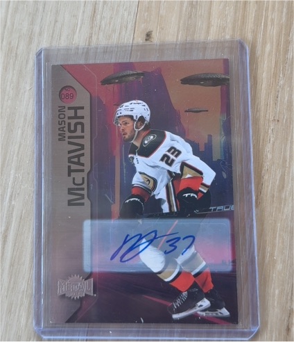 2023-24 Skybox Metal Universe #089 Mason McTavish — front