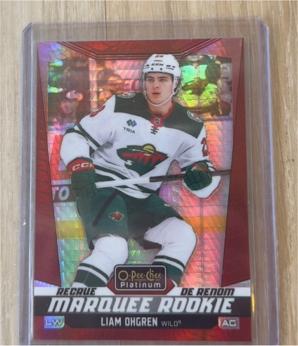 2024-25 O-Pee-Chee Platinum #235 Liam Ohgren — front