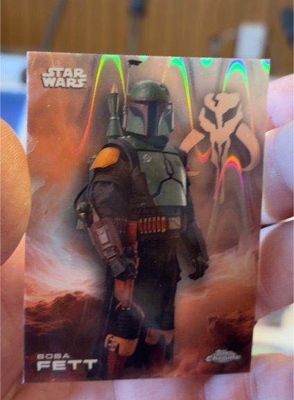 2025 Topps Chrome Star Wars #11 Boba Fett — front