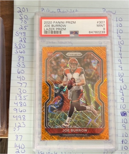 2020 Panini Prizm #307 Joe Burrow — front