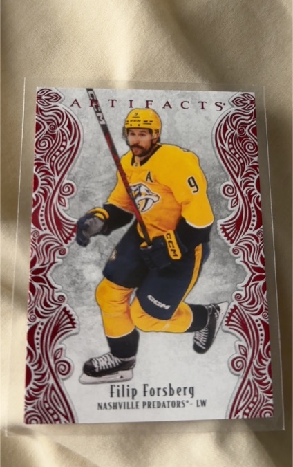 2025-26 Upper Deck Artifacts #9 Filip Forsberg — front