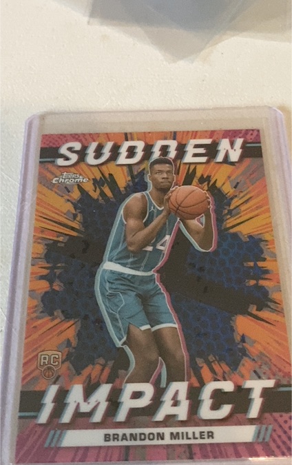 2023-24 Topps Chrome Sudden Impact #SI-2 Brandon Miller — front