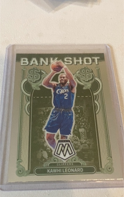 2023-24 Panini Mosaic Bank Shot #1 Kawhi Leonard — front