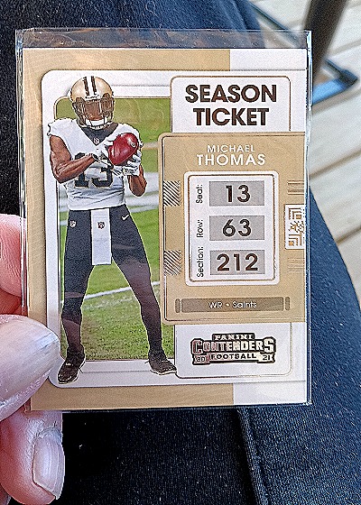 2021 Panini Contenders Football #70 Michael Thomas — front