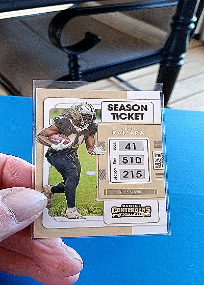 2021 Panini Contenders #71 Alvin Kamara — front