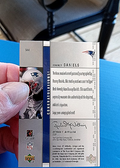 2011 SP Authentic Future Watch #110 Rodney Daniels — back