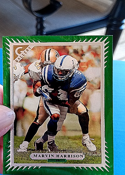 1997 Topps Gallery #39 Marvin Harrison — front