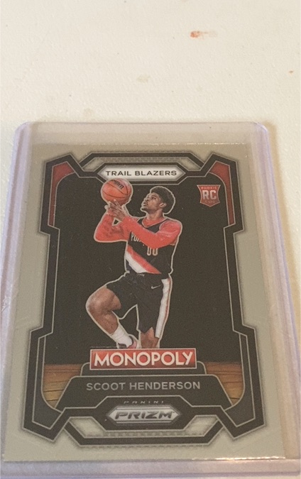 2023-24 Panini Prizm Monopoly #75 Scoot Henderson — front