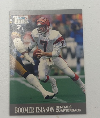 1991 Fleer Ultra #15 Boomer Esiason — front