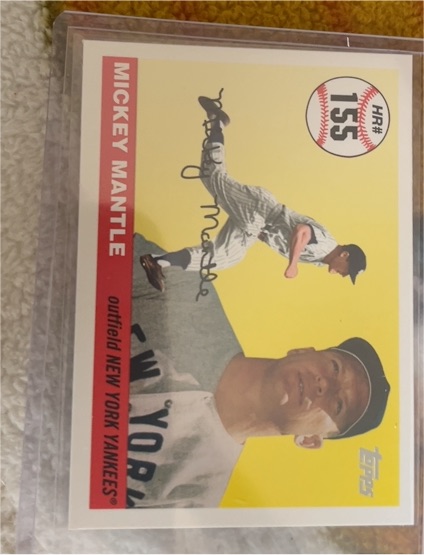 2006 Topps Multi-Year Issue Home Run History #MHR140 Mickey Mantle — front