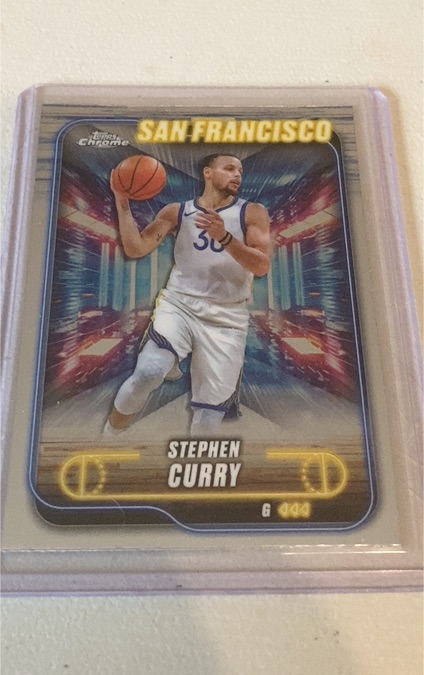 2024-25 Topps Chrome #404 Stephen Curry — front