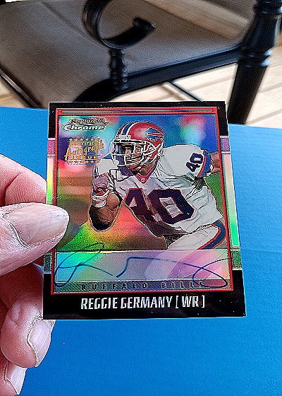 2001 Bowman Chrome #BC-RGE Reggie Germany — front