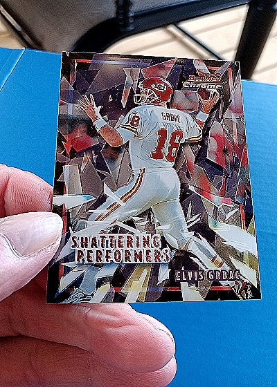 2000 Bowman Chrome Shattering Performers #SP5 Elvis Grbac — front