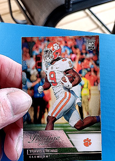 2021 Panini Chronicles Prestige #89 Travis Etienne — front