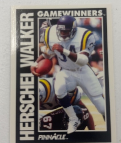 1991 Pinnacle #370 Herschel Walker — front