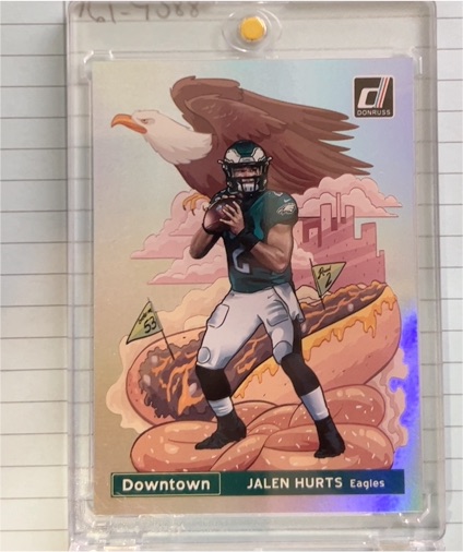 2020 Donruss Downtown #D-JH Jalen Hurts — front