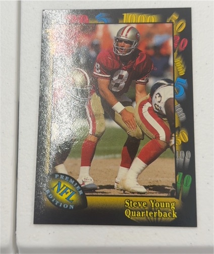 1991 Wild Card #86 Steve Young — front