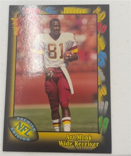 1991 Wild Card #49 Art Monk — front