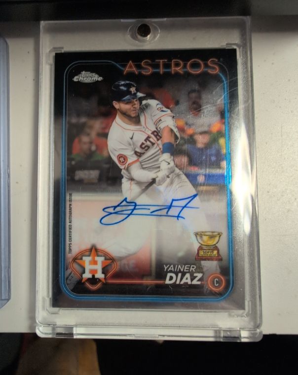 2024 Topps Chrome Update #AC-YD Yainer Diaz — front