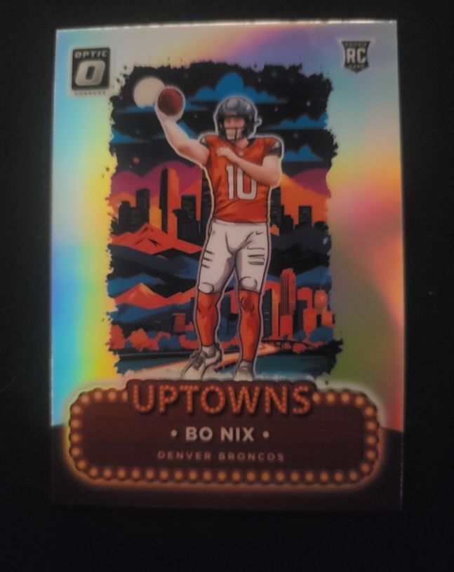2024 Panini Donruss Optic Uptowns #3 Bo Nix — front