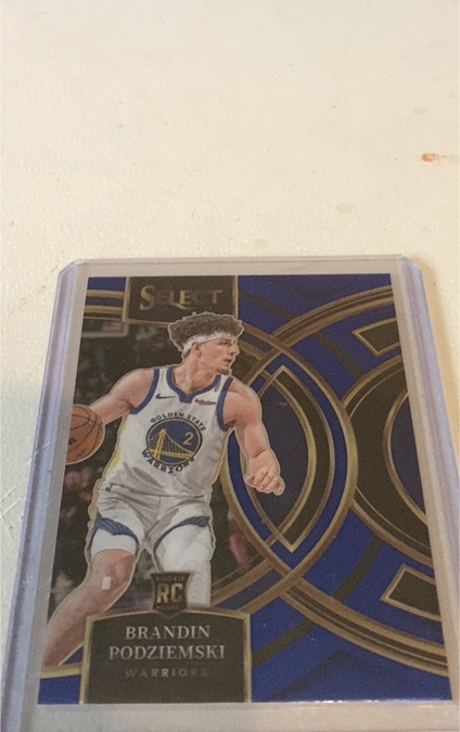 2023-24 Panini Select Premier Level #104 Brandin Podziemski Rookie — front