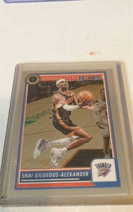 2023-24 Panini NBA Hoops Premium Stock #147 Shai Gilgeous-Alexander — front
