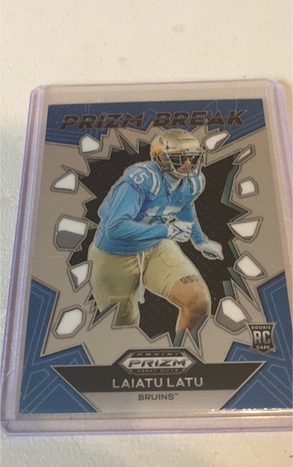 2024 Panini Prizm Draft Picks #PB-LLU Laiatu Latu — front