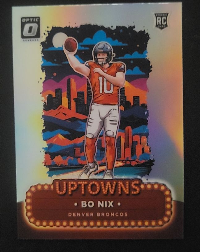2024 Panini Donruss Optic Uptowns #3 Bo Nix — front